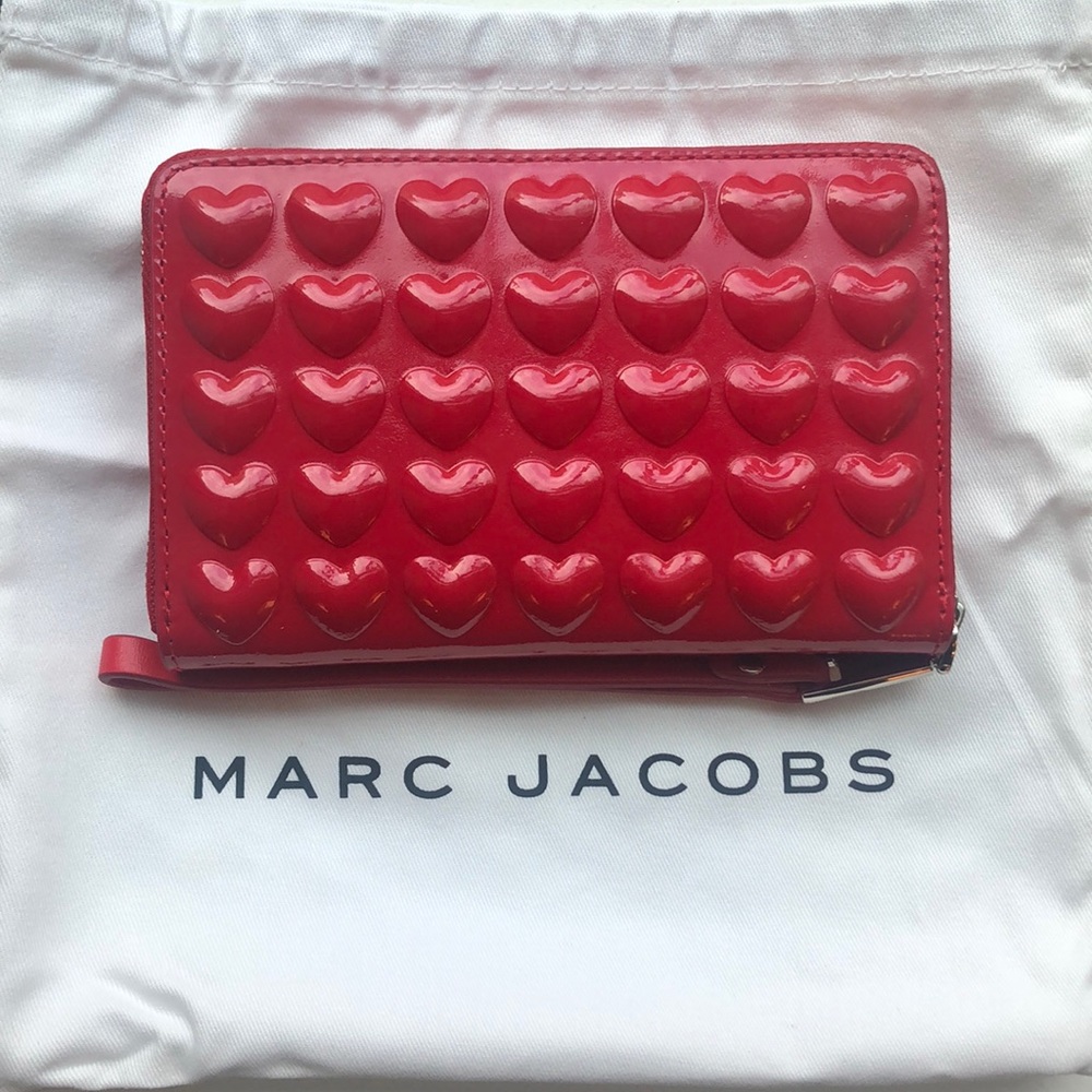 NET MARC JACOBS HEARTS LEATHER SMARTPHONE WALLET